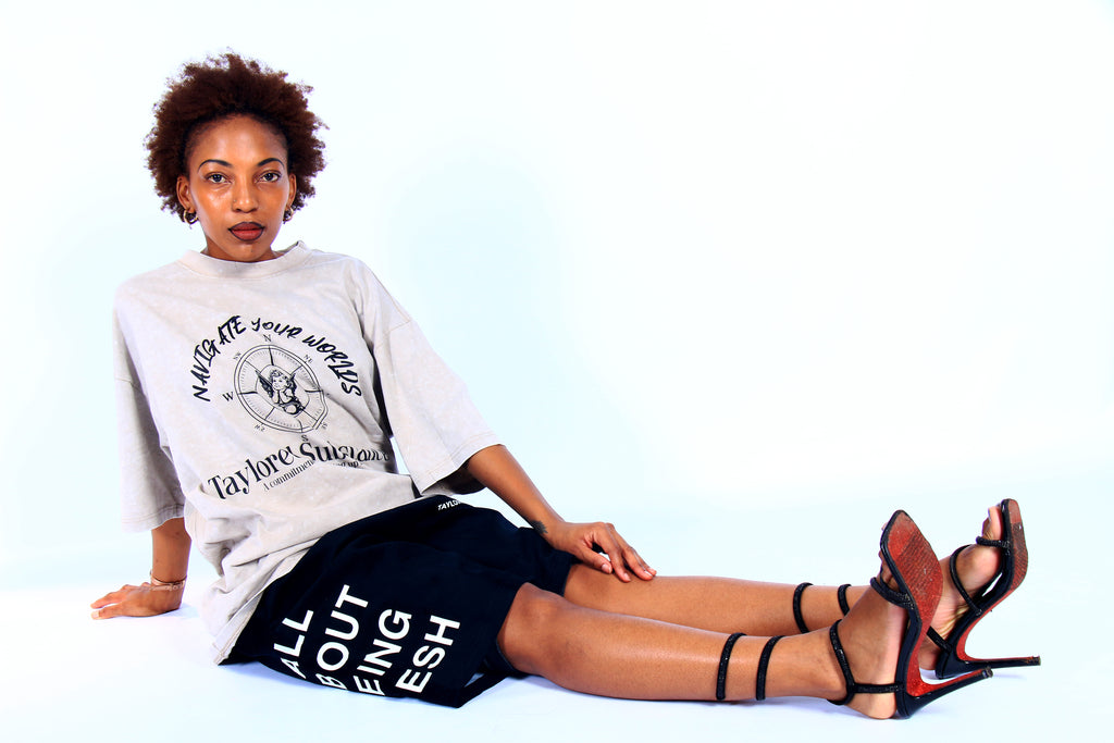 Black Taylored Substance Jots Shorts