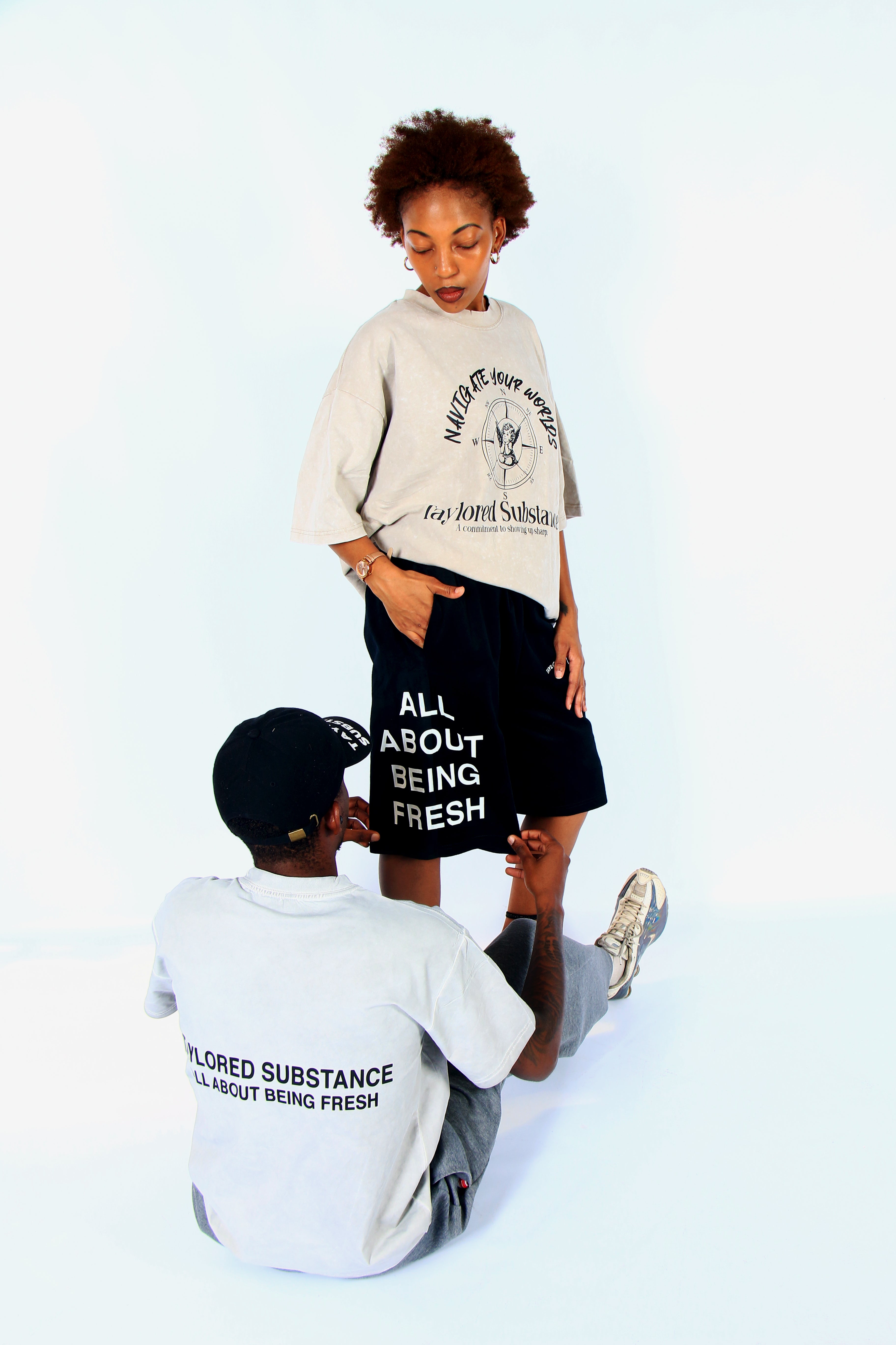 Black Taylored Substance Jots Shorts