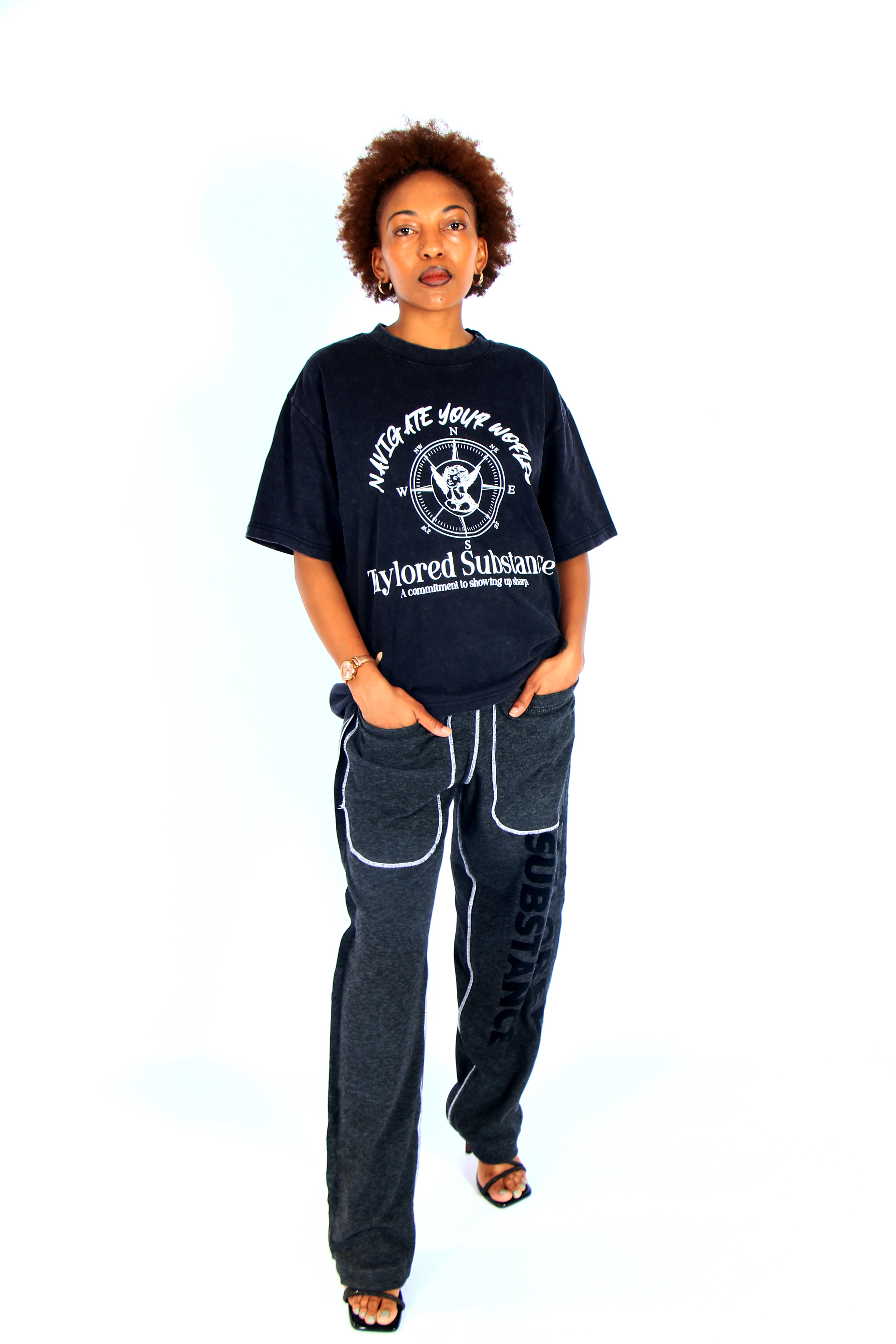 State to State Stone Washed Tee — R1,300