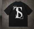 TS Monogram Tee — Black