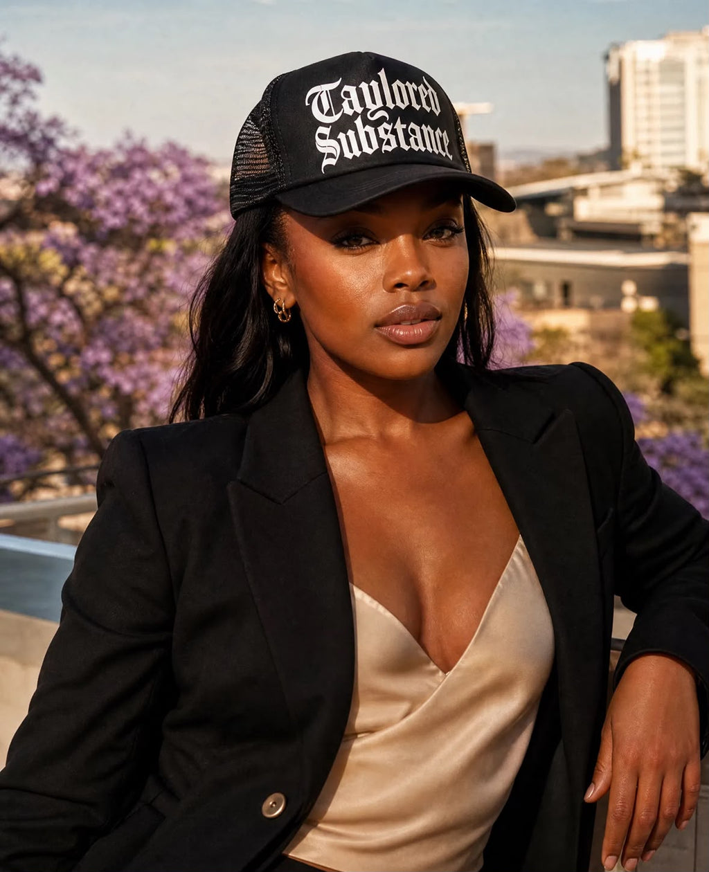 Taylored Substance Black & White Trucker Cap | South African Streetwear