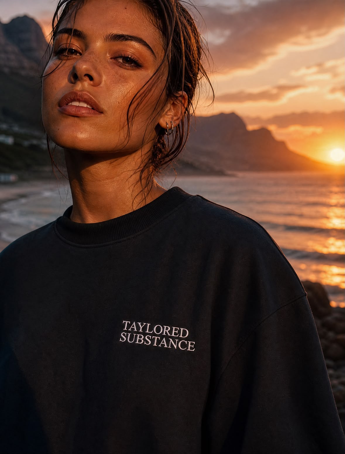 Monogram Tee — Black