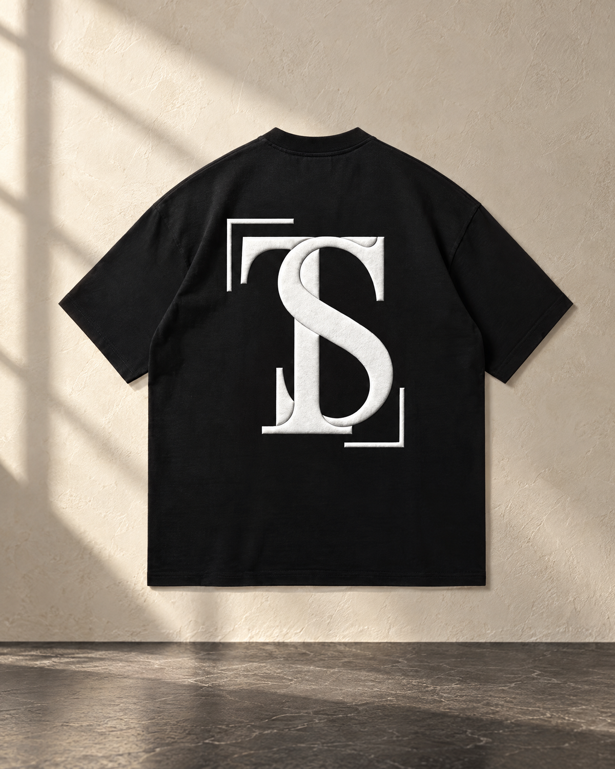 Monogram Tee — Black